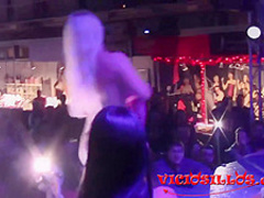 Carolina de Jaie is having steamy sex performance with Max Rajou, on the big stage