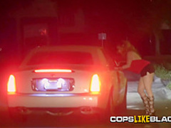 MILF goes undercover to fuck with all the black criminals she finds