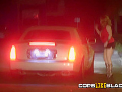 MILF goes undercover to fuck with all the black criminals she finds