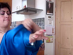 Lonely housewife, Virginia has many sex toys in her private collection and likes using all of them