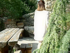 Charlie Dean and Lexy Gold are having gentle anal sex in the middle of the day