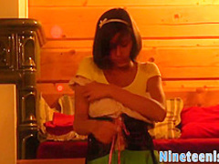 Teenagewr with massive tits sucks