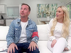 Trickery - Stranded Canadian Tricks Hot Blonde Into Sex