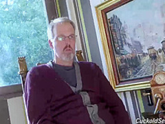 Blonde milf with big tits, Angel Wicky got down and dirty with a horny, black dude