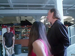 Chained MILF trainee hard fucked