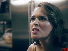 Mature MILF cheats on husband with teenaged peeping boy