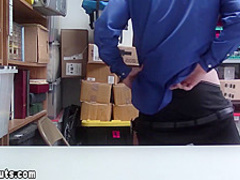 Huge titted arab teen thief in hijab punish fucked