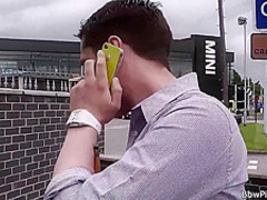 BBWPickup - BBW blonde in nylon done on a pool table