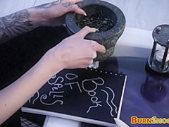 Tattooed devil-worshiper Marley Brinx fucked hard