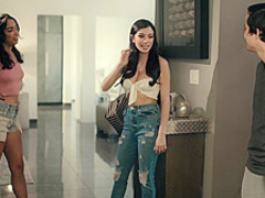 Sexy teen gets fucked by a dirty guy with big cock