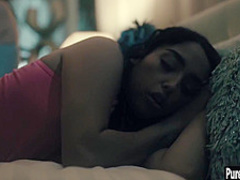 Sexy teen gets fucked by a dirty guy with big cock