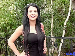 Elle is a dark haired slut who likes to ride cocks and to get fucked very hard