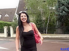 Elle is a dark haired slut who likes to ride cocks and to get fucked very hard