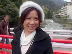 Asian brunette is quite good at blowjobs and likes to have casual sex with varius strangers