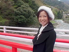 Asian brunette is quite good at blowjobs and likes to have casual sex with varius strangers