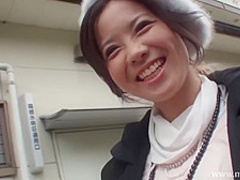 Asian brunette is quite good at blowjobs and likes to have casual sex with varius strangers