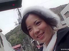 Asian brunette is quite good at blowjobs and likes to have casual sex with varius strangers