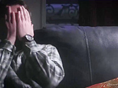 Horny, small titted blonde is fucking a stranger and screaming from pleasure while having an orgasm