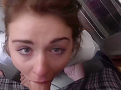 Danni Rivers and Rosalyn Sphinx are taking turns sucking their neighbor's cock instead of his wife