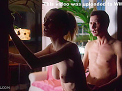 Belle Claire is giving a deep blowjob to her ex, while he is licking her pussy