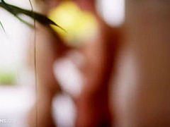 Belle Claire is giving a deep blowjob to her ex, while he is licking her pussy