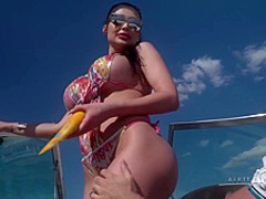 Aletta Ocean is having a vacation, but she can not hold back from fucking at all