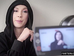 Foster teen have hardcore sex with her foster stepdad