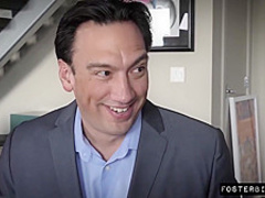 Foster teen have hardcore sex with her foster stepdad