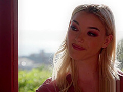 Pretty blonde rides rod and sucks