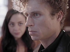 Perverted brunette MILF knows how to seduce a crazy guy