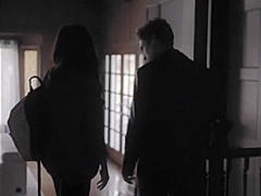 Perverted brunette MILF knows how to seduce a crazy guy