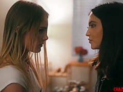 Teen stalker makes best friends fuck for her enjoyment