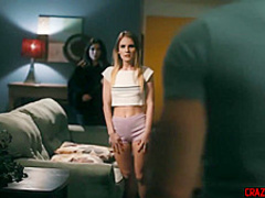 Teen stalker makes best friends fuck for her enjoyment