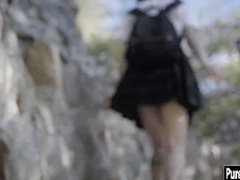 Dirty guy gaped babes tight asshole with his penis