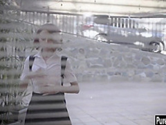 Dirty guy gaped babes tight asshole with his penis