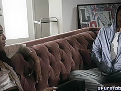 Stunning Amazonian babe Ashleigh Aleigh fucked