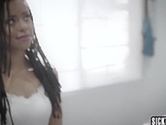 Sexy black MILF needs doctors help and he helped her