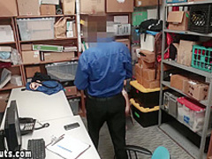 Arrogant chubby teen shoplifter punish fucked hard