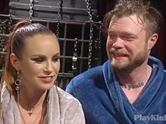 Curvy blonde MILF loves bondage fucking