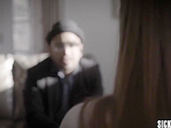 Sexy teen fucked by a dirty stepbro with big penis