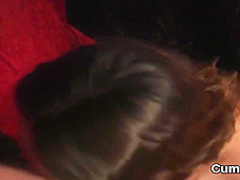 Peculiar centerfold gets cumshot on her face swallowing all the ejaculate