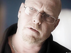 Dirty stepdad ordering a desperate teen to satisfy him