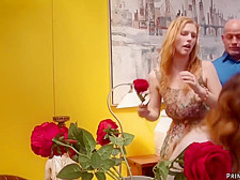 Mom disciplines stepdaughter