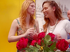 Mom disciplines stepdaughter