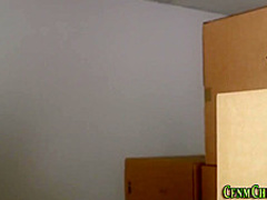 Cfnm brits accost loser in changing room