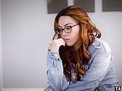 Lesbian teen with bad luck on a first date with a new crush