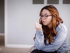 Lesbian teen with bad luck on a first date with a new crush