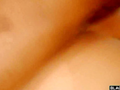 Kylie Page and Lena Paul do not mind sharing a black dick, during a casual threesome