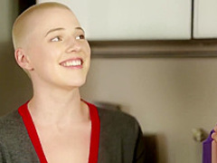 Sexy short haired MILF fucks so hard after massage