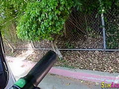 Slim juicy teen riding dick